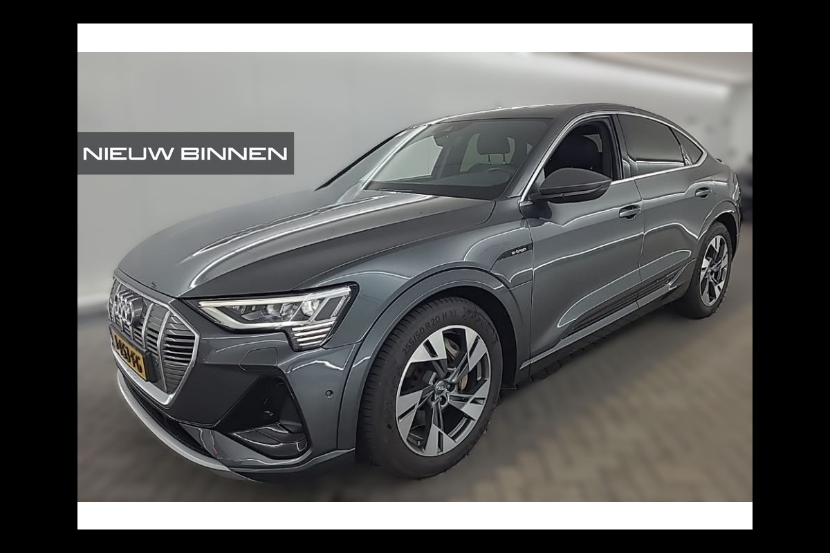 Audi e-tron Sportback 50 quattro S edition 71 kWh | S-Line | Panoramadak | Memory Seats | Luchtvering | Adaptive Cruise Control | Apple Carplay | Keyless | Matrix LED | Leder | Stoelverwarming | NAP |