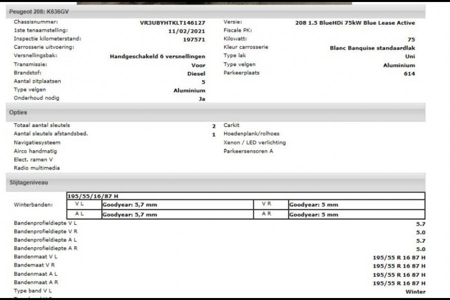 Peugeot 208 1.5 HDi 103PK Blue Active 5Drs. Airco / Navigatie / Lm.velgen / Pdc.A / Distributie vv bij 172Dkm / Apk 11-2026