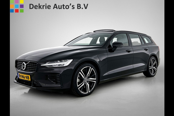 Volvo V60 2.0 T8 Hybride SOH 94% AWD R-Design / Panoramadak / Leder / Navigatie / Adap. Cruise / Pdc.V+A / Stuur- Stoelverwarming / Apk nieuw