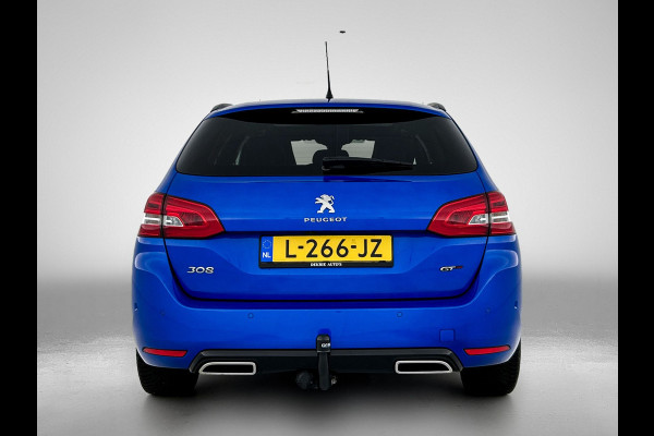 Peugeot 308 SW 1.2 131PK GT Automaat / Distributie vv.bij 102.000KM / Trekhaak / 1/2 Leder / Pdc+Camera / Navi./ Xenon / / Apk 06-2027