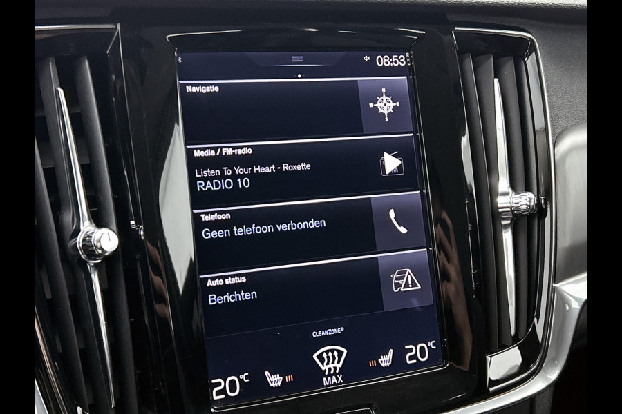 Volvo V90 D4 190PK Automaat Momentum / Navigatie / Adap-cruise / park-assist / Memory sportseats / leder int. / Trekhaak / 18" Lmv / Apk 04-2026