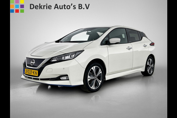 Nissan Leaf Electric+ 160kW / 62kWh +/- 385KM / 100% Elektrisch, 100% Stijlvol  / Pdc.+Camera /Navigatie / Airco-ecc./ Stoelverwarming  / / Apk 09-2026
