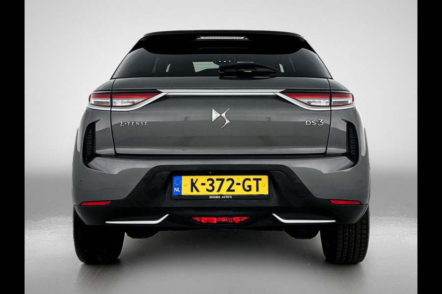 DS DS 3 Crossback E-Tense Executive 50 kWh / 100% Elektrisch / 100% Stijlvol / Cruise ctr. / Lm velg. / Airco-ecc./ Navigatie / DAB / Privacy Glass / Achteruitrijcamera met 180° Vision + parkeersensoren vóór en achter / / Apk 05-2027