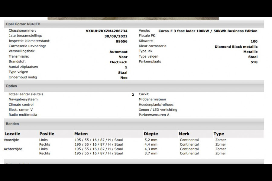 Opel CORSA-E Business Edition 100KW / 50 kWh / Airco-Ecc. / Cruise-ctr. / Navigatie via Usb / 100% Elektrisch, 100% Stijlvol / Apk 09-2027