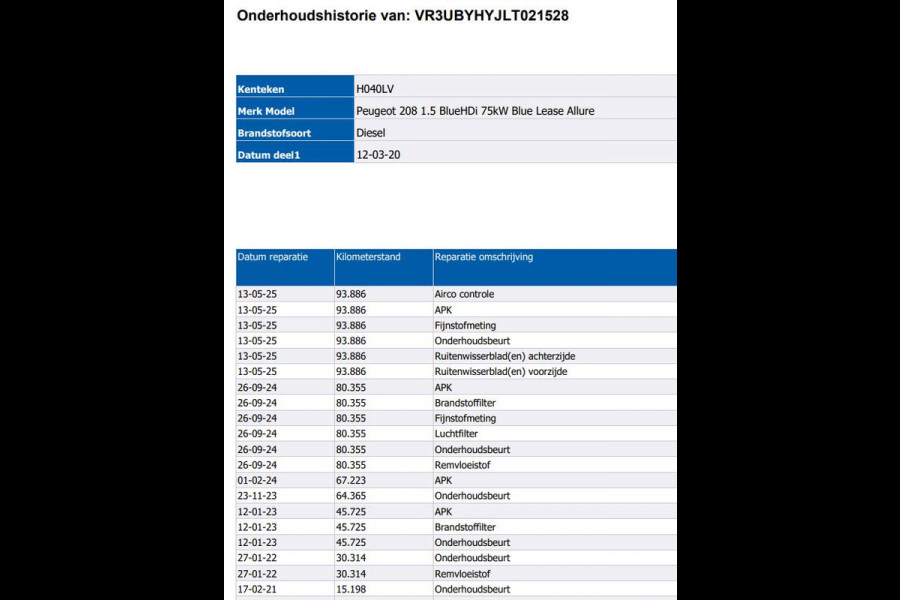 Peugeot 208 1.5 HDi Blue Allure / Trekhaak / Airco-ecc./ Xenon / Pdc.+Camera / Navigatie / Radio-multimedia / Apk 05-2026