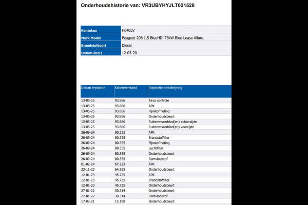 Peugeot 208 1.5 HDi Blue Allure / Trekhaak / Airco-ecc./ Xenon / Pdc.+Camera / Navigatie / Radio-multimedia / Apk 05-2026