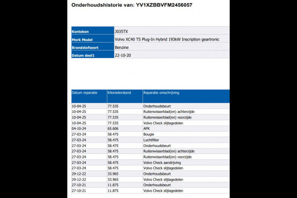 Volvo XC40 T5 180PK Hybride SOH 91% Inscription / Panoramadak / Leder / Trekhaak / airco-ecc./ Stuurverwarming / Navigatie / Apk 10-2026