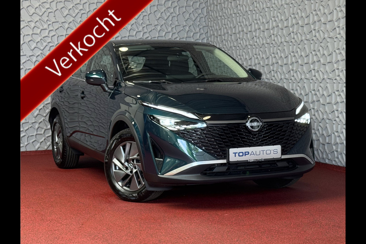 Nissan QASHQAI 1.3 MHEV ✅OCEAN DEEP✅ 160PK XL.NAVI CAMERA STOEL/STUUR/RUIT.VERW. 02/2025