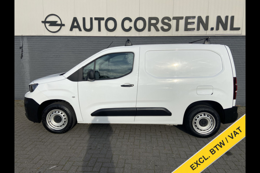 Peugeot Partner 1.5HDI 3-Pers.Carplay Navi* EURO6 Airco Mirror-Link Cruise Control Pdc Bluetooth Pro Betonplex vloer Wandbetimmering Schuifdeur Achterdeuren Origineel Nederlandse Auto