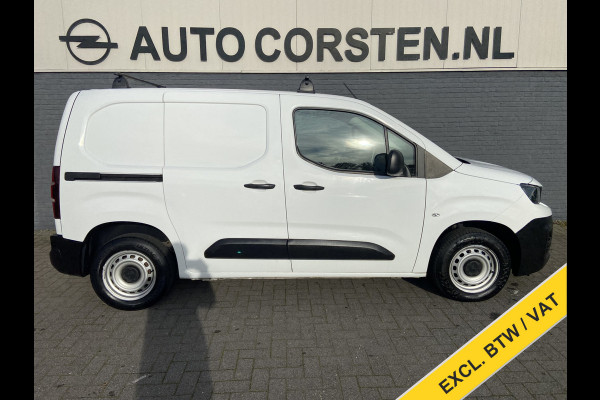 Peugeot Partner 1.5HDI 3-Pers.Carplay Navi* EURO6 Airco Mirror-Link Cruise Control Pdc Bluetooth Pro Betonplex vloer Wandbetimmering Schuifdeur Achterdeuren Origineel Nederlandse Auto