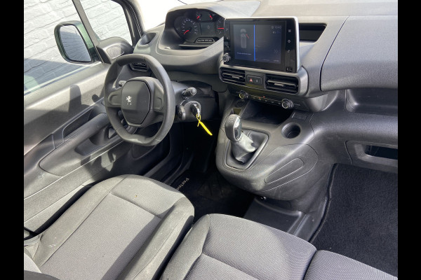Peugeot Partner 1.5HDI 3-Pers.Carplay Navi* EURO6 Airco Mirror-Link Cruise Control Pdc Bluetooth Pro Betonplex vloer Wandbetimmering Schuifdeur Achterdeuren Origineel Nederlandse Auto
