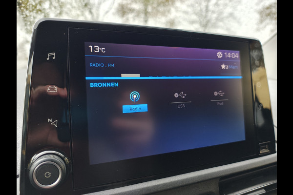 Peugeot Partner 1.5HDI 3-Pers.Carplay Navi* EURO6 Airco Mirror-Link Cruise Control Pdc Bluetooth Pro Betonplex vloer Wandbetimmering Schuifdeur Achterdeuren Origineel Nederlandse Auto