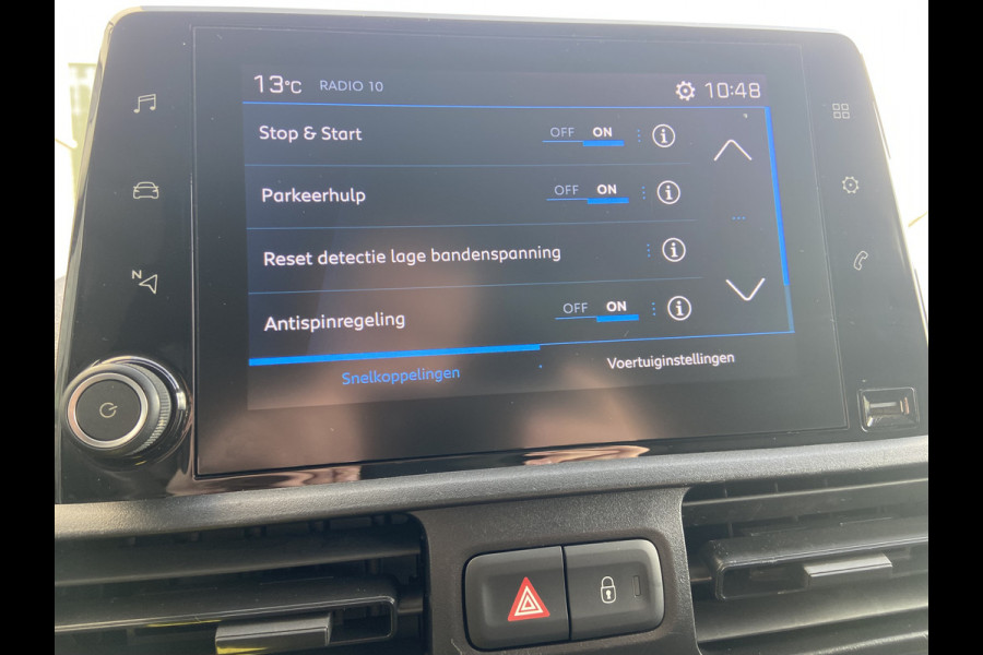 Peugeot Partner 1.5HDI 3-Pers.Carplay Navi* EURO6 Airco Mirror-Link Cruise Control Pdc Bluetooth Pro Betonplex vloer Wandbetimmering Schuifdeur Achterdeuren Origineel Nederlandse Auto