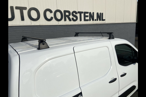 Peugeot Partner 1.5HDI 3-Pers.Carplay Navi* EURO6 Airco Mirror-Link Cruise Control Pdc Bluetooth Pro Betonplex vloer Wandbetimmering Schuifdeur Achterdeuren Origineel Nederlandse Auto