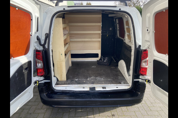 Peugeot Partner 1.5HDI 3-Pers.Carplay Navi* EURO6 Airco Mirror-Link Cruise Control Pdc Bluetooth Pro Betonplex vloer Wandbetimmering Schuifdeur Achterdeuren Origineel Nederlandse Auto