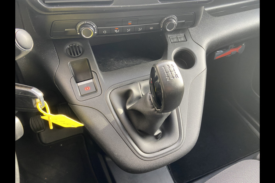 Peugeot Partner 1.5HDI 3-Pers.Carplay Navi* EURO6 Airco Mirror-Link Cruise Control Pdc Bluetooth Pro Betonplex vloer Wandbetimmering Schuifdeur Achterdeuren Origineel Nederlandse Auto