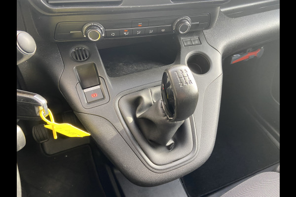 Peugeot Partner 1.5HDI 3-Pers.Carplay Navi* EURO6 Airco Mirror-Link Cruise Control Pdc Bluetooth Pro Betonplex vloer Wandbetimmering Schuifdeur Achterdeuren Origineel Nederlandse Auto