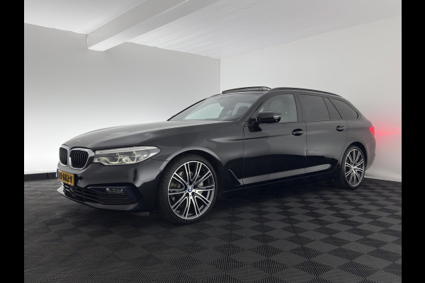 BMW 5 Serie Touring 530d Sportline High Executive Aut. *PANO | LUXURY-LEATHER | FULL-LED | MEMORY-PACK | TOP-VIEW | HEATED-COMFORTSEATS | NAVI-FULLMAP | PRIVACY-GLASS | AMBIENT-LIGHT | ECC | CARPLAY | PDC | TOWBAR | SHIFT-PADDLES | 20"ALU*
