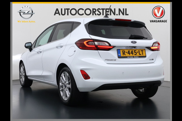 Ford Fiesta T 125PK Hybrid Titanium X Apple Carplay Android Auto Navi Bordherkenning Camera Ecc Cruise Control Pdc Lmv Privacy Glas Led Ford Sync 3 Keyless Bluetooth DAB+ 1e Eigenaar Origineel Nederlandse Auto € 26000 nieuw!