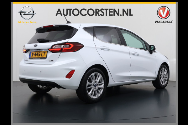 Ford Fiesta T 125PK Hybrid Titanium X Apple Carplay Android Auto Navi Bordherkenning Camera Ecc Cruise Control Pdc Lmv Privacy Glas Led Ford Sync 3 Keyless Bluetooth DAB+ 1e Eigenaar Origineel Nederlandse Auto € 26000 nieuw!