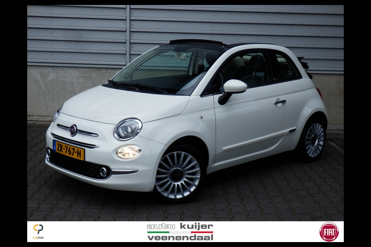 Fiat 500C 1.2 69pk Cabriolet | Automaat | 4 cil. | 16" | Apple Carpl / And