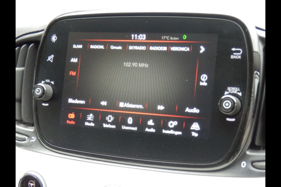 Fiat 500C 1.2 69pk Cabriolet | Automaat | 4 cil. | 16" | Apple Carpl / And