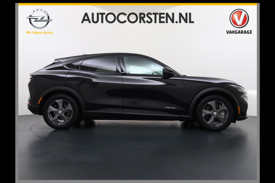 Ford Mustang Mach-E RWD 75 kWh Leer (semi-)Autopilot 360°Topview-Camera Adaptive-Cruise-Control Apple Carplay Bang&Olufsen B&O 18" Elektr.A-K DAB Lane-Assist Keyless-go Autonomous Emergency Braking SOH 94% ESP ASR Verkeersbordherkenning Vermoeidheidsherkenning Dodehoek-Detector 1e Eigenaar Origineel Nederlandse Auto Nieuwprijs €50.426