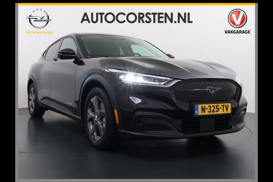 Ford Mustang Mach-E RWD 75 kWh Leer (semi-)Autopilot 360°Topview-Camera Adaptive-Cruise-Control Apple Carplay Bang&Olufsen B&O 18" Elektr.A-K DAB Lane-Assist Keyless-go Autonomous Emergency Braking SOH 94% ESP ASR Verkeersbordherkenning Vermoeidheidsherkenning Dodehoek-Detector 1e Eigenaar Origineel Nederlandse Auto Nieuwprijs €50.426
