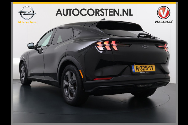 Ford Mustang Mach-E RWD 75 kWh Leer (semi-)Autopilot 360°Topview-Camera Adaptive-Cruise-Control Apple Carplay Bang&Olufsen B&O 18" Elektr.A-K DAB Lane-Assist Keyless-go Autonomous Emergency Braking SOH 94% ESP ASR Verkeersbordherkenning Vermoeidheidsherkenning Dodehoek-Detector 1e Eigenaar Origineel Nederlandse Auto Nieuwprijs €50.426