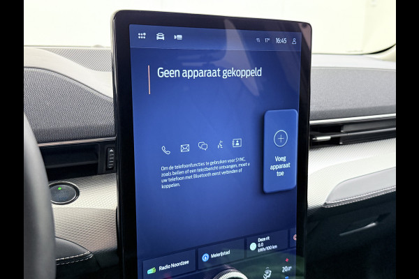 Ford Mustang Mach-E RWD 75 kWh Leer (semi-)Autopilot 360°Topview-Camera Adaptive-Cruise-Control Apple Carplay Bang&Olufsen B&O 18" Elektr.A-K DAB Lane-Assist Keyless-go Autonomous Emergency Braking SOH 94% ESP ASR Verkeersbordherkenning Vermoeidheidsherkenning Dodehoek-Detector 1e Eigenaar Origineel Nederlandse Auto Nieuwprijs €50.426