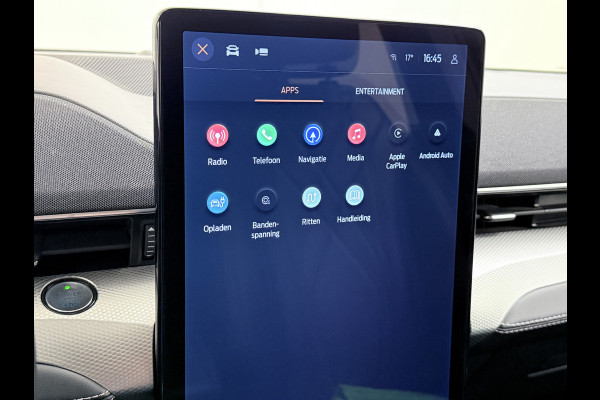 Ford Mustang Mach-E RWD 75 kWh Leer (semi-)Autopilot 360°Topview-Camera Adaptive-Cruise-Control Apple Carplay Bang&Olufsen B&O 18" Elektr.A-K DAB Lane-Assist Keyless-go Autonomous Emergency Braking SOH 94% ESP ASR Verkeersbordherkenning Vermoeidheidsherkenning Dodehoek-Detector 1e Eigenaar Origineel Nederlandse Auto Nieuwprijs €50.426