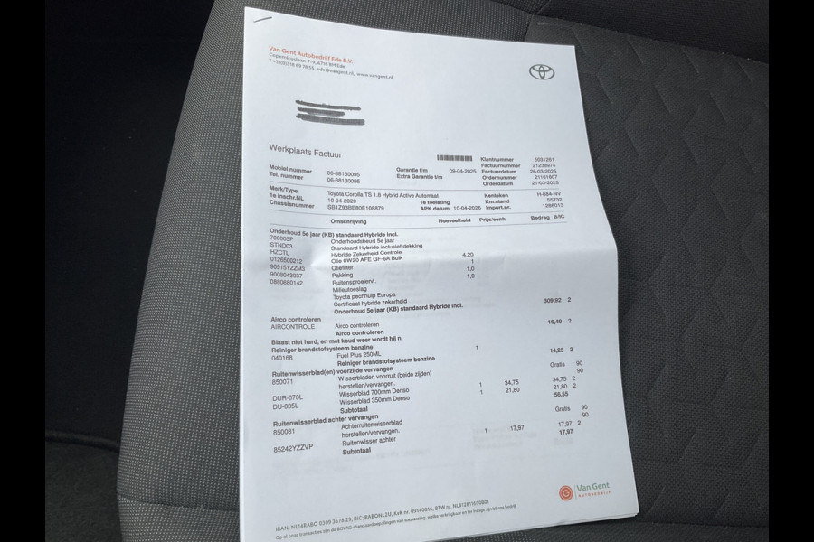 Toyota Corolla Touring Sports 1.8 Hybrid 170pk Navi Camera Carplay Voll.Onderhouden