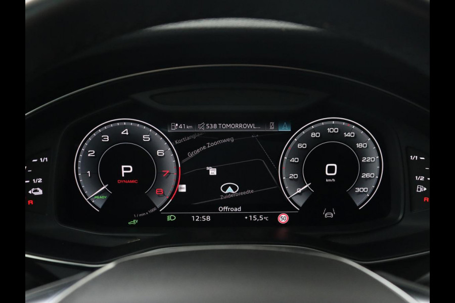 Audi A6 50 TFSIe quattro S edition | Panoramadak | Adaptive cruise | Nappaleder | Stoel & stuurverwarming | Camera | Trekhaak | Keyless | Adaptief onderstel | Carplay | Navigatie | Matrix LED | Getint glas | PHEV | Plug In