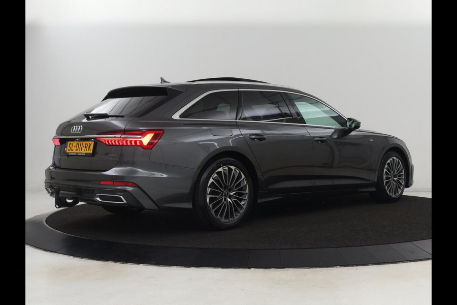 Audi A6 50 TFSIe quattro S edition | Panoramadak | Adaptive cruise | Nappaleder | Stoel & stuurverwarming | Camera | Trekhaak | Keyless | Adaptief onderstel | Carplay | Navigatie | Matrix LED | Getint glas | PHEV | Plug In