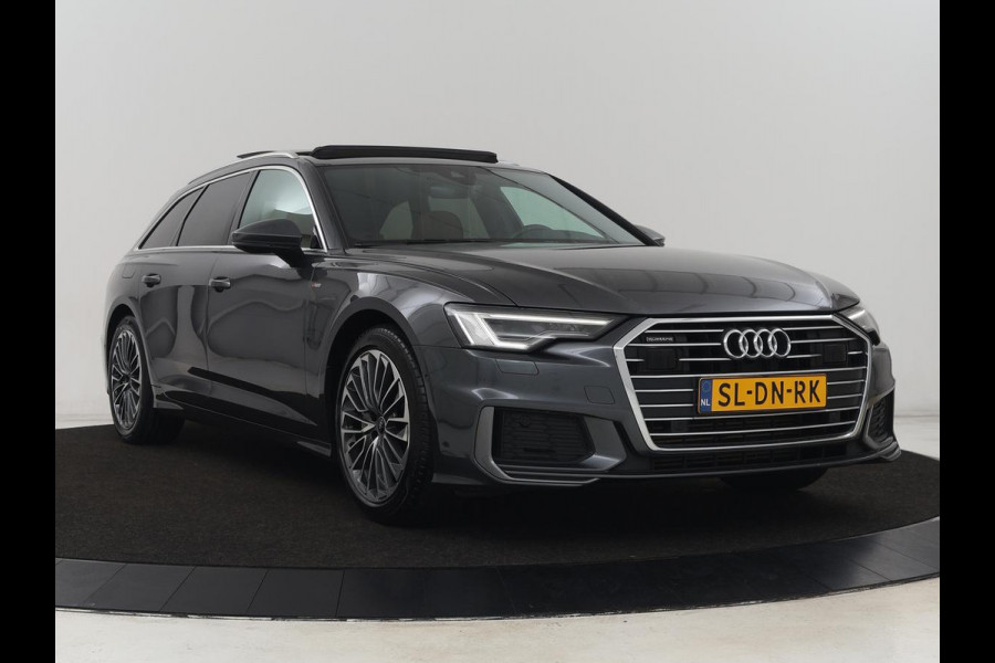 Audi A6 50 TFSIe quattro S edition | Panoramadak | Adaptive cruise | Nappaleder | Stoel & stuurverwarming | Camera | Trekhaak | Keyless | Adaptief onderstel | Carplay | Navigatie | Matrix LED | Getint glas | PHEV | Plug In