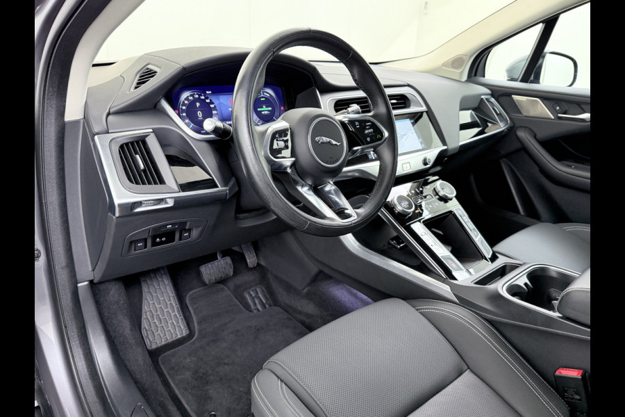 Jaguar I-PACE EV400 AWD Business Edition S 90kWh Leder 360°Camera Meridian®-Audio Stoel+Stuurverwarming Navi Ecc Apple Carplay Android Auto Cr Voorruitverwarming DAB+ Led Verkeersbord detectie Rijstrooksensor Wifi SOH 89% Origineel Nederlandse Auto Nieuwprijs  €72.475,-