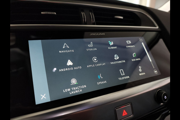 Jaguar I-PACE EV400 AWD Business Edition S 90kWh Leder 360°Camera Meridian®-Audio Stoel+Stuurverwarming Navi Ecc Apple Carplay Android Auto Cr Voorruitverwarming DAB+ Led Verkeersbord detectie Rijstrooksensor Wifi SOH 89% Origineel Nederlandse Auto Nieuwprijs  €72.475,-