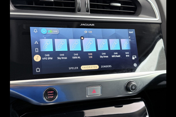 Jaguar I-PACE EV400 AWD Business Edition S 90kWh Leder 360°Camera Meridian®-Audio Stoel+Stuurverwarming Navi Ecc Apple Carplay Android Auto Cr Voorruitverwarming DAB+ Led Verkeersbord detectie Rijstrooksensor Wifi SOH 89% Origineel Nederlandse Auto Nieuwprijs  €72.475,-
