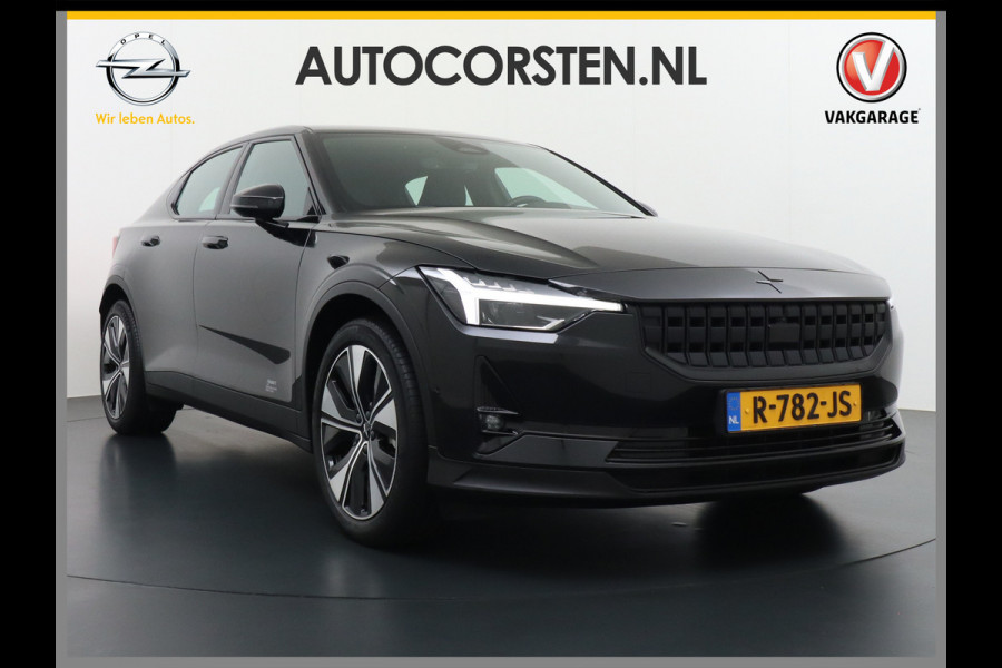 Polestar 2 Long Range 78 kWh Sleutelloos (GSM-sleutel) Adaptive-Cruise Carplay Android 360-Camera 19"LM Led-Pixel-Lamp WiFi PDC-a+v Park-As Phone-Connect.Stoel-Verwarmd 1500kg-trekvermogen OnePedal drive Licht+Zichtpakket 55.000 nieuw!! EBD RemAssist Virtual-Cockpit digiDash Uitparkeer waarschuwing Botswaarsc.syst. Autonoom-Rem Noodrem ESP TCS Hill-Assist Lane Assist Pre-Crash-Syst. Emergency-Call Keyless Ecc tot 149kw snell