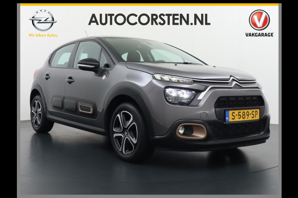 Citroën C3 1.2I Navi Ecc Apple Carplay Android Auto Cruise Control C-Series 16"lm Regensensor Spoorassistent ldws Bluetooth Pack Safety Lmv Origin. NLse auto  € 24.000 nieuw! 1e Eigenaar