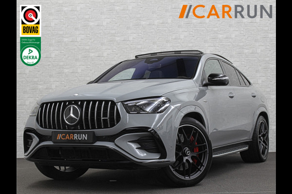 Mercedes-Benz GLE Coupé AMG 53 Hybrid | Carbon | Leder-Exclusief | Soft-Close | Panorama | Massage | 360 Camera | Stoelventilatie | ACC | Trekhaak | Burmester | Head-Up | 4-Zone Clima | Treeplanken | 22'' | Night-Pakket | ISO & Warmte-Werend Glas | Stoelverwarming V+A | Luchtvering | Stuur Carbon & Alcantara | Parfumering | Sfeerverlichting |