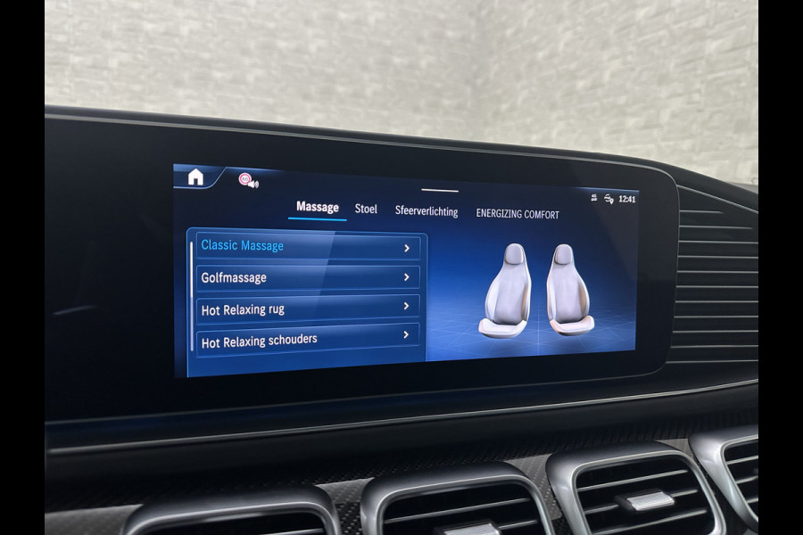 Mercedes-Benz GLE Coupé AMG 53 Hybrid | Carbon | Leder-Exclusief | Soft-Close | Panorama | Massage | 360 Camera | Stoelventilatie | ACC | Trekhaak | Burmester | Head-Up | 4-Zone Clima | Treeplanken | 22'' | Night-Pakket | ISO & Warmte-Werend Glas | Stoelverwarming V+A | Luchtvering | Stuur Carbon & Alcantara | Parfumering | Sfeerverlichting |