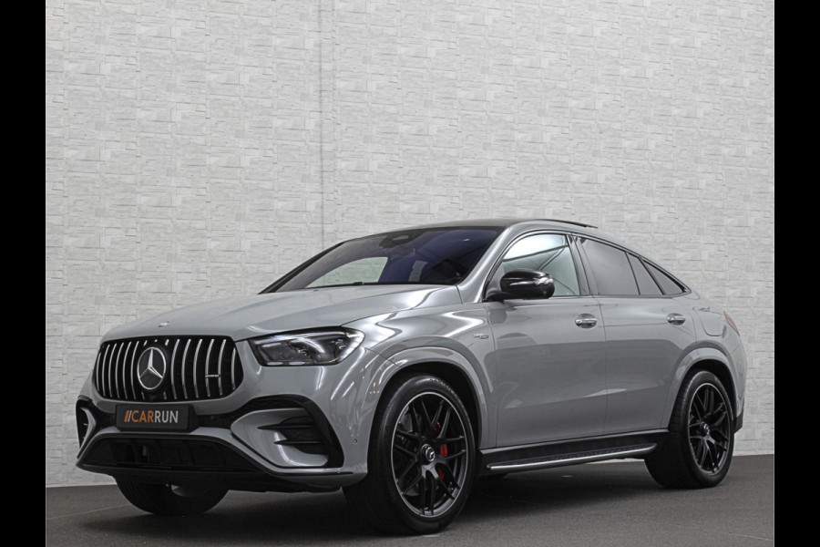 Mercedes-Benz GLE Coupé AMG 53 Hybrid | Carbon | Leder-Exclusief | Soft-Close | Panorama | Massage | 360 Camera | Stoelventilatie | ACC | Trekhaak | Burmester | Head-Up | 4-Zone Clima | Treeplanken | 22'' | Night-Pakket | ISO & Warmte-Werend Glas | Stoelverwarming V+A | Luchtvering | Stuur Carbon & Alcantara | Parfumering | Sfeerverlichting |