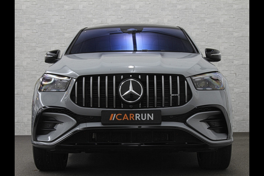 Mercedes-Benz GLE Coupé AMG 53 Hybrid | Carbon | Leder-Exclusief | Soft-Close | Panorama | Massage | 360 Camera | Stoelventilatie | ACC | Trekhaak | Burmester | Head-Up | 4-Zone Clima | Treeplanken | 22'' | Night-Pakket | ISO & Warmte-Werend Glas | Stoelverwarming V+A | Luchtvering | Stuur Carbon & Alcantara | Parfumering | Sfeerverlichting |