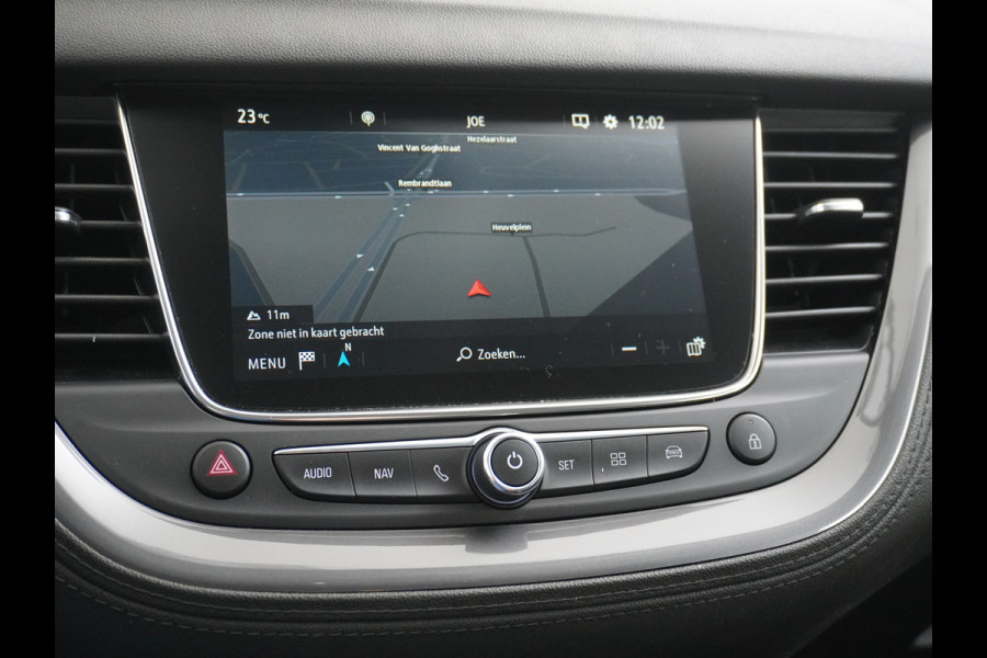 Opel Grandland X T 131pk 360Camera Navi 1/2Leer Apple/AndroidPdc Dab Ecc Tel. Isofix Mistlampen Blindspot Lane-dep. Bordherk. Usb Bluetooth CruiseControl Licht-/Zichtpakket Elek.Inkl.spiegels Elek.Ramen Led 17''LM 1.2 Turbo Business Elegance NL-auto! B- klasse EURO 6 Origin.NLse auto Volledig Dealer onderhouden laatste beurt bij 101.000km