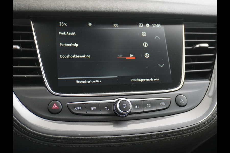 Opel Grandland X T 131pk 360Camera Navi 1/2Leer Apple/AndroidPdc Dab Ecc Tel. Isofix Mistlampen Blindspot Lane-dep. Bordherk. Usb Bluetooth CruiseControl Licht-/Zichtpakket Elek.Inkl.spiegels Elek.Ramen Led 17''LM 1.2 Turbo Business Elegance NL-auto! B- klasse EURO 6 Origin.NLse auto Volledig Dealer onderhouden laatste beurt bij 101.000km