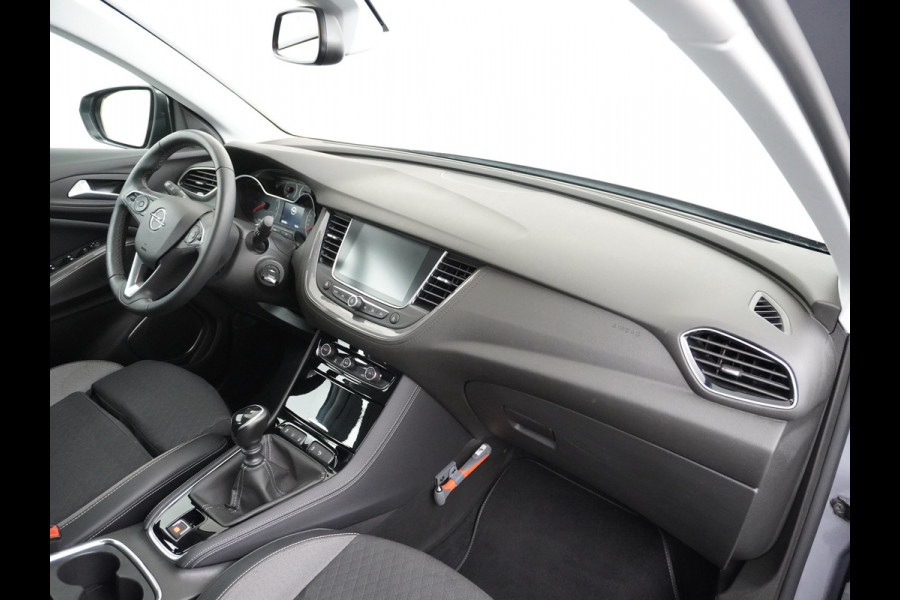 Opel Grandland X T 131pk 360Camera Navi 1/2Leer Apple/AndroidPdc Dab Ecc Tel. Isofix Mistlampen Blindspot Lane-dep. Bordherk. Usb Bluetooth CruiseControl Licht-/Zichtpakket Elek.Inkl.spiegels Elek.Ramen Led 17''LM 1.2 Turbo Business Elegance NL-auto! B- klasse EURO 6 Origin.NLse auto Volledig Dealer onderhouden laatste beurt bij 101.000km