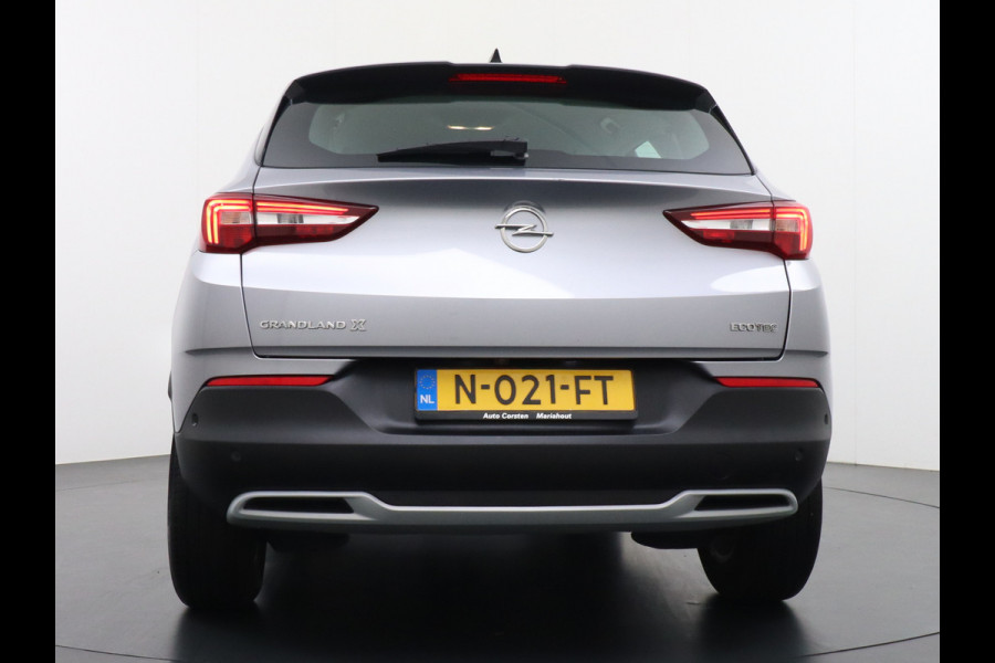 Opel Grandland X T 131pk 360Camera Navi 1/2Leer Apple/AndroidPdc Dab Ecc Tel. Isofix Mistlampen Blindspot Lane-dep. Bordherk. Usb Bluetooth CruiseControl Licht-/Zichtpakket Elek.Inkl.spiegels Elek.Ramen Led 17''LM 1.2 Turbo Business Elegance NL-auto! B- klasse EURO 6 Origin.NLse auto Volledig Dealer onderhouden laatste beurt bij 101.000km