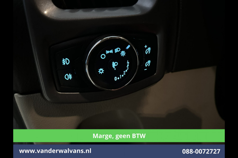 Ford Tourneo Custom 2.0 TDCI **MARGE, Geen btw, Geen bpm** 131pk Automaat L2H1 Personenbus Euro6 Airco | 2x zijdeur | 8-Zits | Navigatie Cruisecontrol, Trekhaak, Parkeersensoren, LM velgen, Verwarmde voorruit, Achterklep