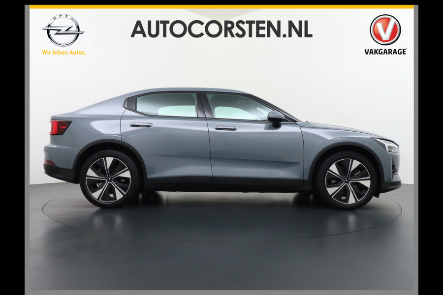 Polestar 2 Long Range 78kWh Soh 96% Carplay Android Auto Cruise Control Keyless Navi Ecc 360°Camera 19"LM Led-Pixel PDC Elektr.Klep Google  Blindspot Monitoring Stoelverwarming Regen-Lichtsensor Virtual-Cockpit Hill-Assist Lane Assist Origineel Nederlandse Auto Tot 150kw snel laden 1.500KG Trekvermogen €54.400 nieuwprijs